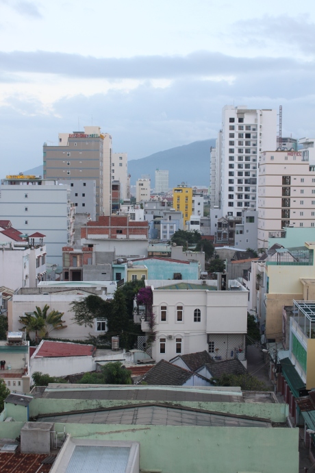 This was our view of Da Nang from our hotel window. Pretty impressive, right?