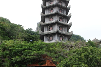 A pagoda on Marble Mountain.